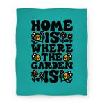 blanket50fl whi z1 t home is where the garden is