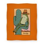 blanket50fl whi z1 t howdy frog cowboy