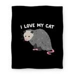 blanket50fl whi z1 t i love my cat opossum