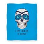 blanket50fl whi z1 t i see beauty in death blue
