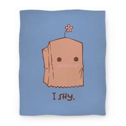 Movie Anime I Shy Paper Bag Premium Fleece Sherpa Blanket Perfect And Unique Gifts For Family On Christmas