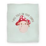 blanket50fl whi z1 t i will feast on your corpse mushroom
