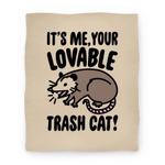 blanket50fl whi z1 t it s me your lovable trash cat