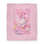 blanket50fl whi z1 t magical girl goose