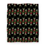 blanket50fl whi z1 t mid century christmas cat pattern