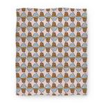 blanket50fl whi z1 t mint ice cream cone pattern