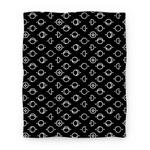 blanket50fl whi z1 t moon glyphs pattern