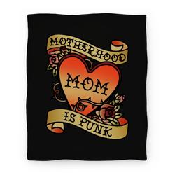 Movie Anime Motherhood Is Punk Premium Fleece Sherpa Blanket Perfect And Unique Gifts For Family On Christmas