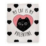 blanket50fl whi z1 t my cat is my valentine