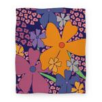 blanket50fl whi z1 t navy happy flowers pattern