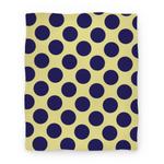 blanket50fl whi z1 t navy polka dot blanket
