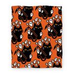 blanket50fl whi z1 t nine lives reaper cat