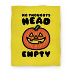 blanket50fl whi z1 t no thoughts head empty jack o lantern