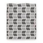 blanket50fl whi z1 t parallelogram pattern blanket gray