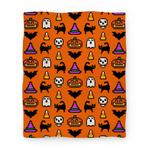 blanket50fl whi z1 t pixel halloween pattern