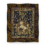 blanket50fl whi z1 t pixel unicorn tapestry