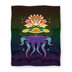 blanket50fl whi z1 t psychedelic lily frog