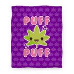 blanket50fl whi z1 t puff puff the kawaii pot leaf