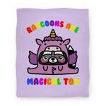 blanket50fl whi z1 t raccoons are magical too