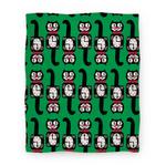 blanket50fl whi z1 t retro christmas cat clock pattern