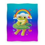 blanket50fl whi z1 t s rainbow frog
