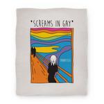 blanket50fl whi z1 t screams in gay edvard munch parody