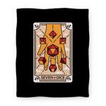blanket50fl whi z1 t seven of dice d d tarot