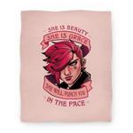 blanket50fl whi z1 t she is beauty she is grace she will punch you in the face