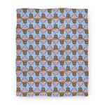 blanket50fl whi z1 t strawberry ice cream cone pattern