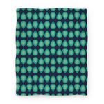 blanket50fl whi z1 t teardrop gem pattern