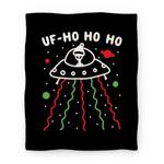 blanket50fl whi z1 t uf ho ho ho santa alien