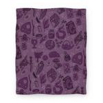 blanket50fl whi z1 t witchy pattern