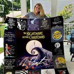 disney nightmare before christmas jack skellington and sally blanket 0