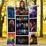 doctor who fleece clara oswald twelfth quilt blanket 0