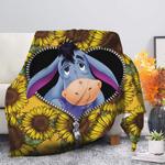 eeyore sunflower zipper premium blanket 0