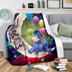 eeyore winnie the pooh love you to the moon galaxy premium blanket 0