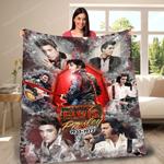 elvis presley king of rock and roll blanket 0