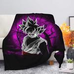 goku black moonlight premium blanket 0