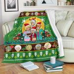 green golden girls christmas blanket amazing gift idea 0
