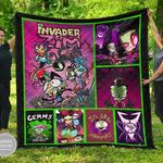 invader zim cartoon fan blanket 0