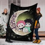 jujutsu kaisen gojo sakuna chibi anime premium blanket 0