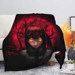 makima chainsaw man moonlight premium blanket 0