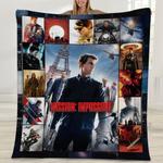mission impossible action movie blanket 0