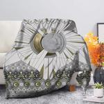 moon knight ugly christmas premium blanket 0