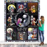 nightmare before christmas jack skellington sally fans quilt blanket 0