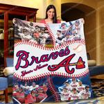 personalized atlanta braves world series champions 2021 blanket 0
