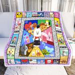 personalized bts gift for kids quilt blanket 0