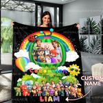 personalized cocomelon blanket kid gift ideas 0