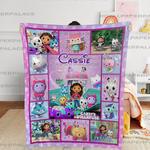 personalized gabbys dollhouse blanket 0