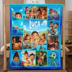 personalized large luca blanket disney birthday boy gift 0